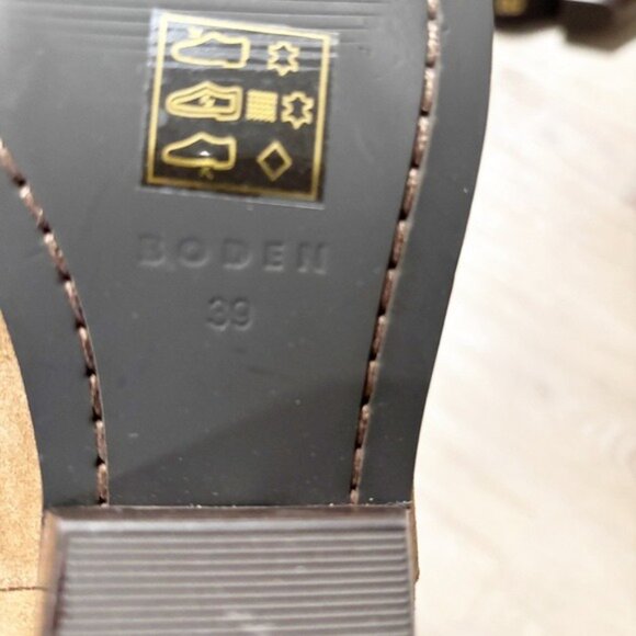 Boden Tan Suede Western / Cowboy Boots, Women’s  - Size EU 39 - Picture 7 of 7